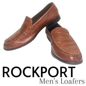 Rockport Men’s Brown Leather Loafers US 11.5